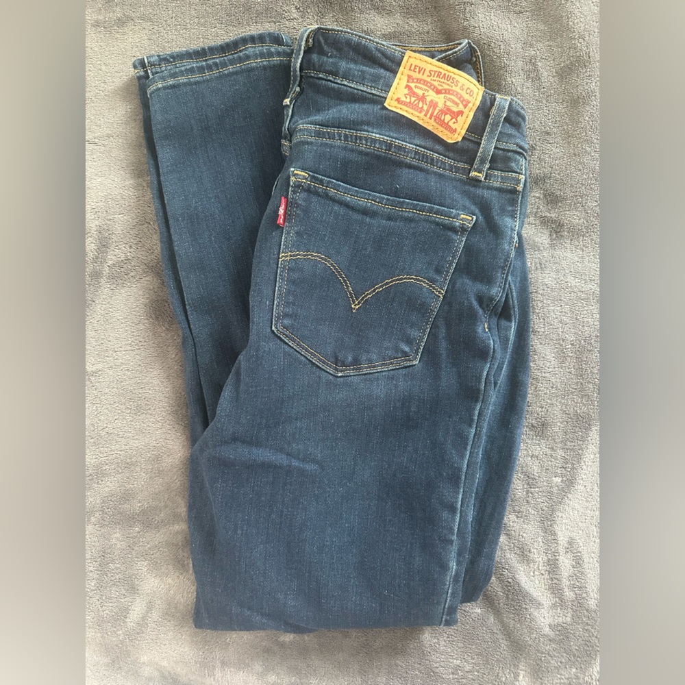 Levi's Midnight Blue Skinny Ankle Jeans